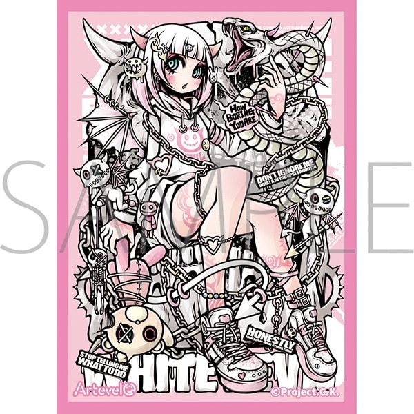 Arteveloカードスリーブ Project.C.K. shiroakuma art-016 (Artevelo Card Sleeve Project.C.K. shiroakuma art-016)
