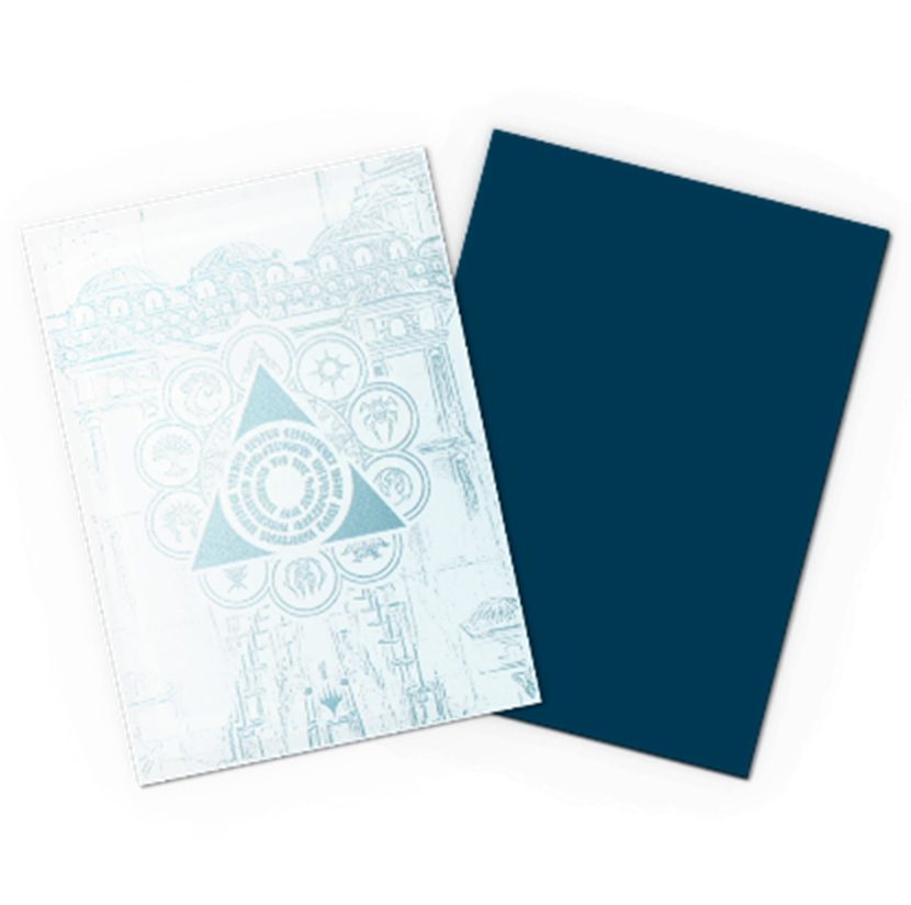 AT-16507 Azorius Senate License Sleeves - Standard size マットデュアル 100枚入り (AT-16507 Azorius Senate License Sleeves - Standard Size Matte Dual 100 Pieces)