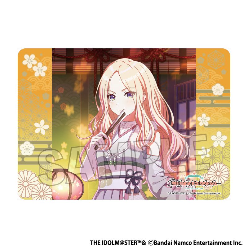 学園アイドルマスター イラストプレイマットNT 小さな野望 '25ひな祭り 十王星南 ("Gakuen Idolmaster" Illustration Play Mat Next Turn Tiny Ambition '25 Hina Matsuri Juo Sena)
