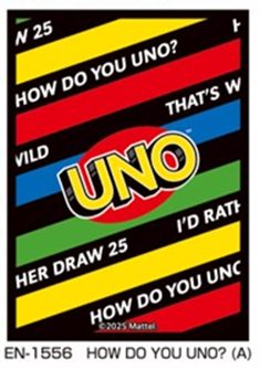 UNO(TM) キャラクタースリーブ HOW DO YOU UNO? A EN-1556 (UNO (TM) Character Sleeve HOW DO YOU UNO? A EN-1556)