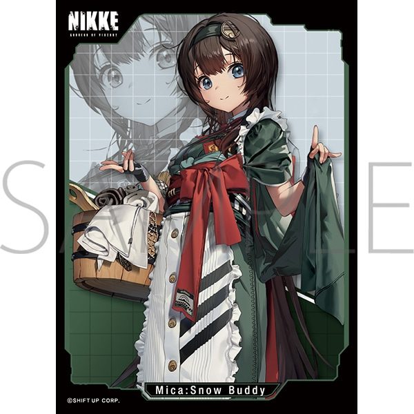 きゃらスリーブコレクション マットシリーズ 勝利の女神:NIKKE ミカ:スノーバディ No.MT2193 (Chara Sleeve Collection Matt Series "Goddess of Victory: Nikke" Mica: Snow Buddy No. MT2193)