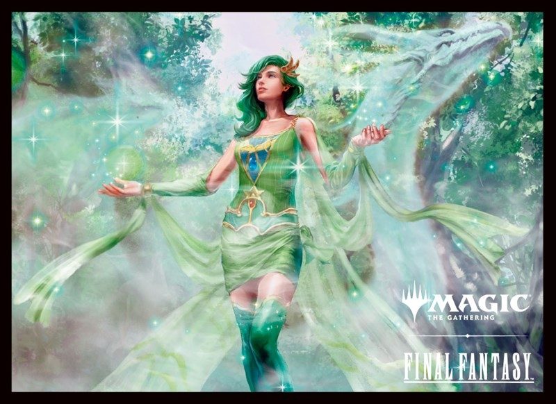 マジックザギャザリング――FINAL FANTASY プレイヤーズカードスリーブ MFS-47 ミストの召喚士、リディア ("MAGIC: The Gathering" "Final Fantasy" Players Card Sleeve MFS-47 Rydia, Summoner of Mist)