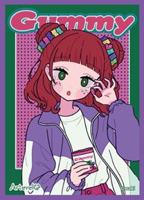 Arteveloカードスリーブ わき gummy art-002 (Artevelo Card Sleeve Waki Gummy art-002)