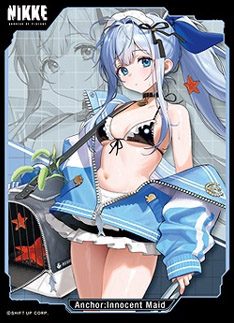 きゃらスリーブコレクション マットシリーズ 勝利の女神:NIKKE アンカー:イノセントメイド No.MT2191 (Chara Sleeve Collection Matt Series "Goddess of Victory: Nikke" Anchor: Innocent Maid No. MT2191)