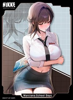 きゃらスリーブコレクション マットシリーズ 勝利の女神:NIKKE マルチャーナ:スクールデイズ No.MT2188 (Chara Sleeve Collection Matt Series "Goddess of Victory: Nikke" Marciana: School Days No. MT2188)