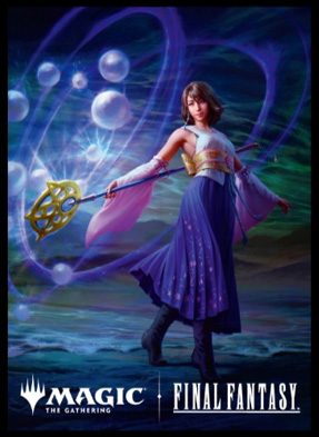マジックザギャザリング――FINAL FANTASY プレイヤーズカードスリーブ MFS-42 Secret Lair Drop ユウナの魔法 ホーリー ("MAGIC: The Gathering" "Final Fantasy" Players Card Sleeve MFS-42 Secret Lair Drop Yuna's Holy Magic)