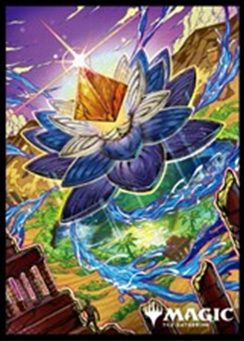 マジックザギャザリング プレイヤーズカードスリーブ 霊気走破 光輝の睡蓮 MTGS-347 ("MAGIC: The Gathering" Players Card Sleeve Aetherdrift Radiant Lotus MTGS-347)