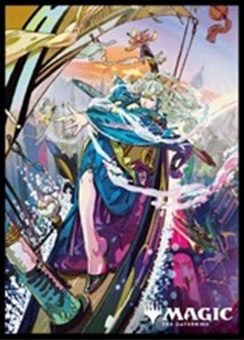 マジックザギャザリング プレイヤーズカードスリーブ 霊気走破 風乗り、ムー・ヤンリン MTGS-340 ("MAGIC: The Gathering" Players Card Sleeve Aetherdrift Mu Yanling, Wind Rider MTGS-340)