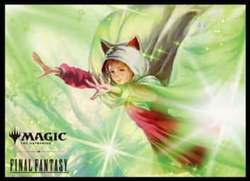 マジックザギャザリング――FINAL FANTASY プレイヤーズカードスリーブ MFS-20 回復魔法 ("MAGIC: The Gathering" "Final Fantasy" Players Card Sleeve MFS-20 Restoration Magic)