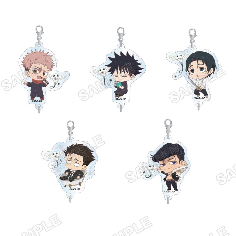 呪術廻戦 つながるアクリルチャーム コガネといっしょ-Ordinary- ("Jujutsu Kaisen" Tsunagaru Acrylic Charm with Kogane -Ordinary-)