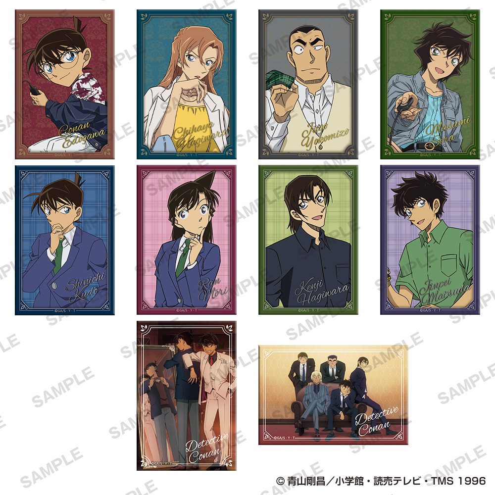 名探偵コナン スクエア缶バッジコレクション ("Detective Conan" Square Can Badge Collection)