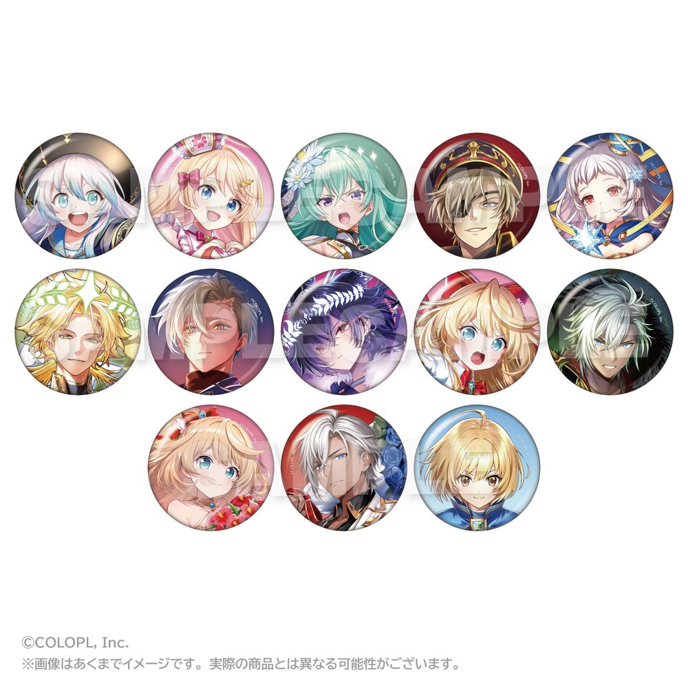 クイズRPG 魔法使いと黒猫のウィズ トレーディング缶バッジA(等身Ver.) ("Quiz RPG: The World of Mystic Wiz" Trading Can Badge A (Life-size Ver.))