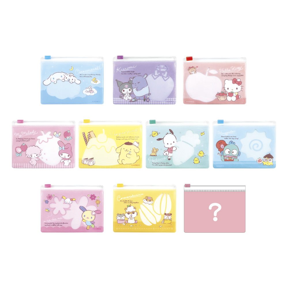 サンリオキャラクターズ シークレットスライドポーチ いつもいっしょ (Sanrio Characters Secret Slide Pouch Itsumo Issho)