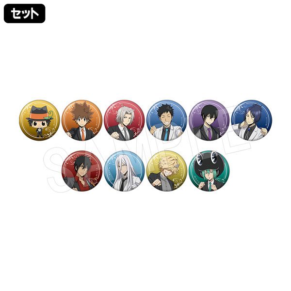 家庭教師ヒットマンREBORN! トレーディングオーロラ缶バッジ グータッチVer. ("Reborn!" Trading Aurora Can Badge Fist Bump Ver.)
