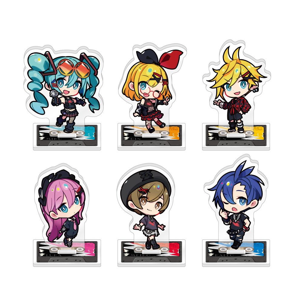 初音ミク トレーディングちびキャラアクリルスタンド バンドVer. (Hatsune Miku Trading Chibi Chara Acrylic Stand Band Ver.)