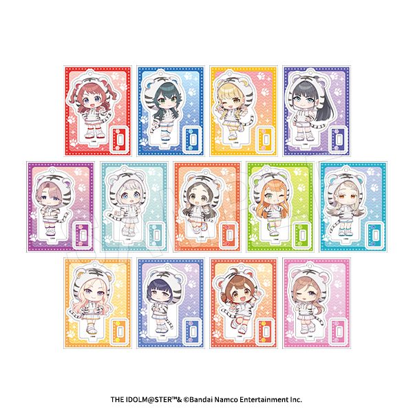 学園アイドルマスター トレーディングアクリルスタンド ホワイトタイガーVer. ("Gakuen Idolmaster" Trading Acrylic Stand White Tiger Ver.)