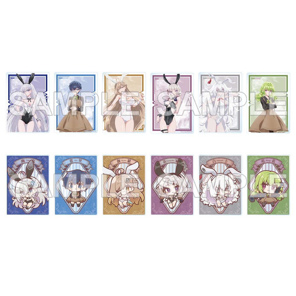 死亡遊戯で飯を食う。 トレーディングアクリルカード CANDLE WOODS Ver. ("Playing Death Games to Put Food on the Table" Trading Acrylic Card Candle Woods Ver.)