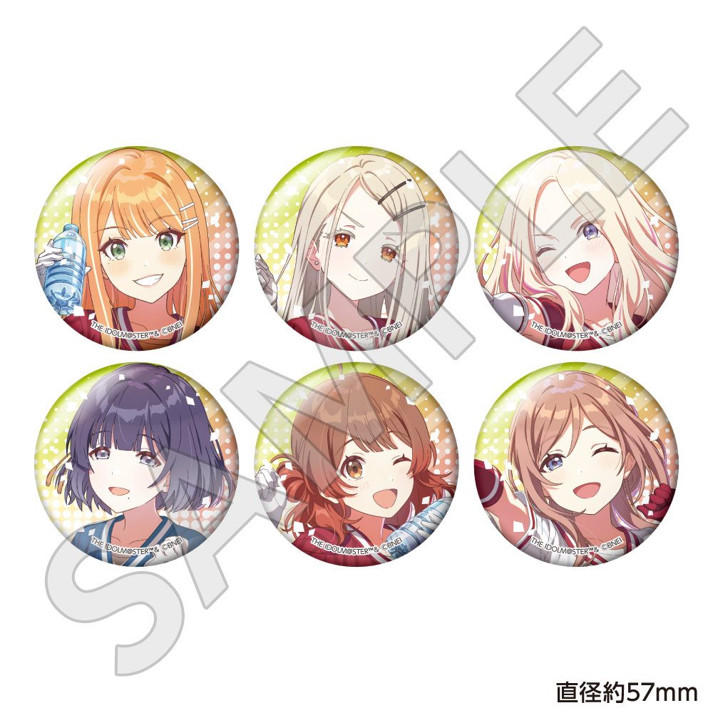 学園アイドルマスター トレーディングホログラム缶バッジ '25がむしゃらに行こう! B ("Gakuen Idolmaster" Trading Hologram Can Badge '25 Gamushara ni Ikou! B)