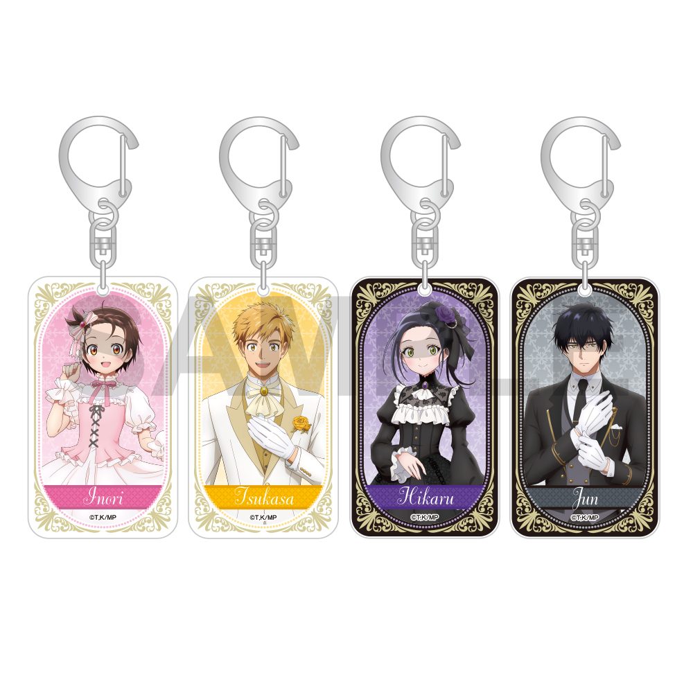 メダリスト トレーディング箔押しキーホルダー Sweet&Bitter Ver. ("Medalist" Trading Gilding Key Chain Sweet & Bitter Ver.)