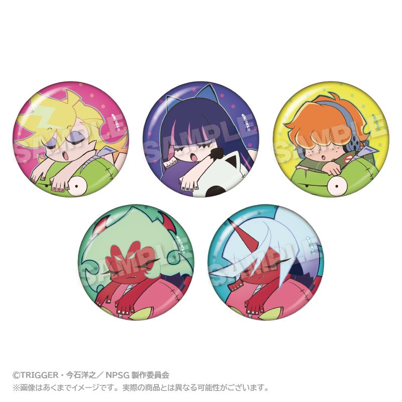 New PANTY & STOCKING with GARTERBELT トレーディングふわみん缶バッジ ("New Panty & Stocking with Garterbelt" Trading Fuwamin Can Badge)