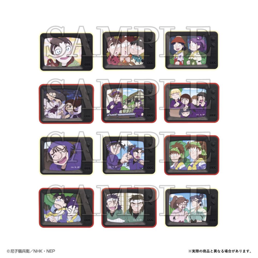 忍たま乱太郎 トレーディングTV型スタンドバッジ Vol.2 ("Nintama Rantaro" Trading TV Type Stand Badge Vol. 2)