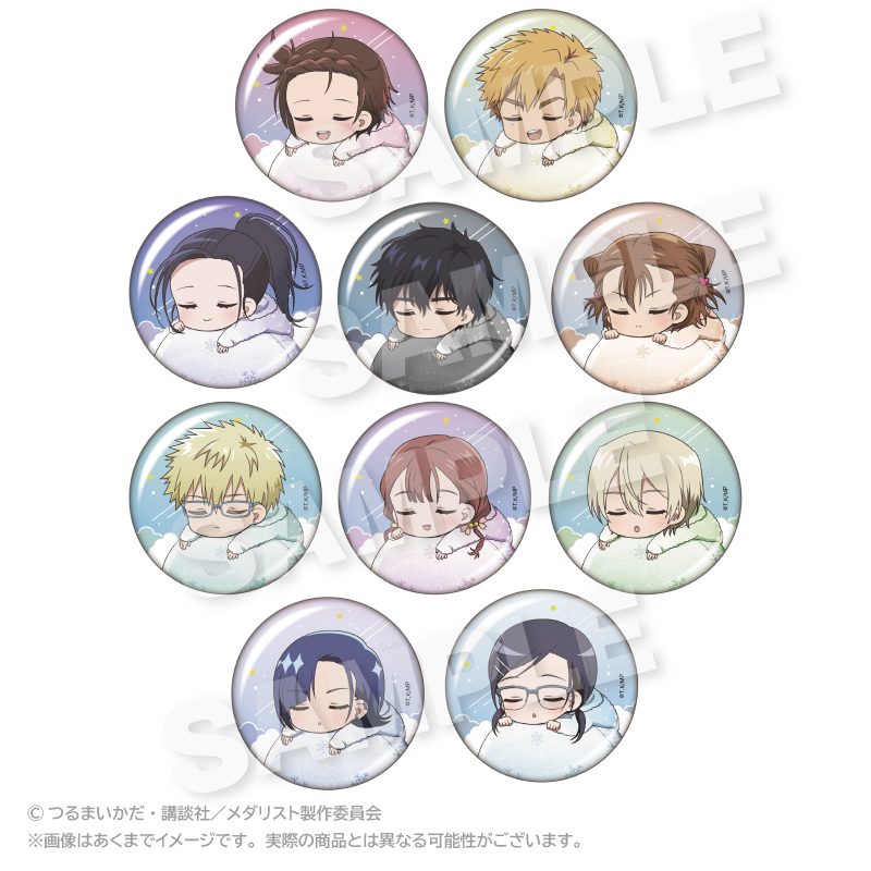 メダリスト ふわみんトレーディング缶バッジ ("Medalist" Fuwamin Trading Can Badge)