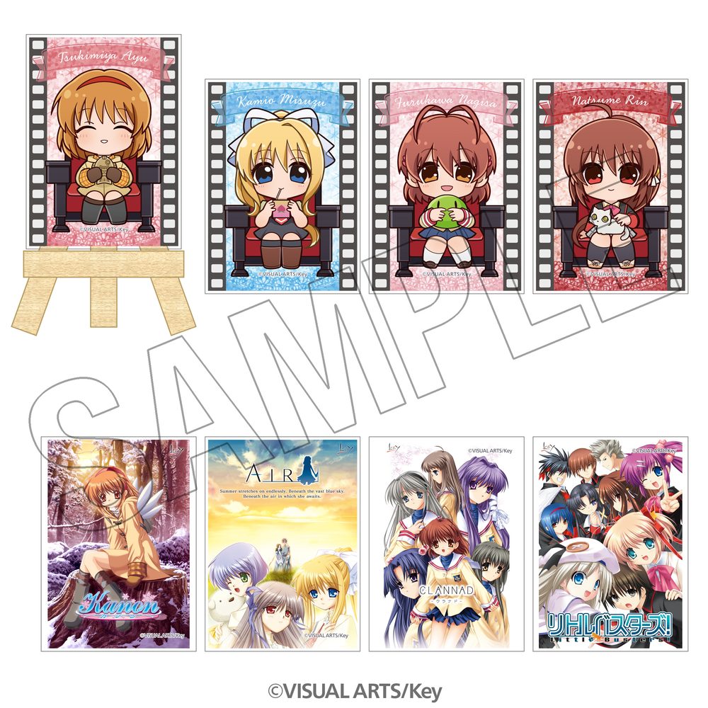 Key作品 トレーディング卓上アートスタンド (Key Work Trading Desktop Art Stand)