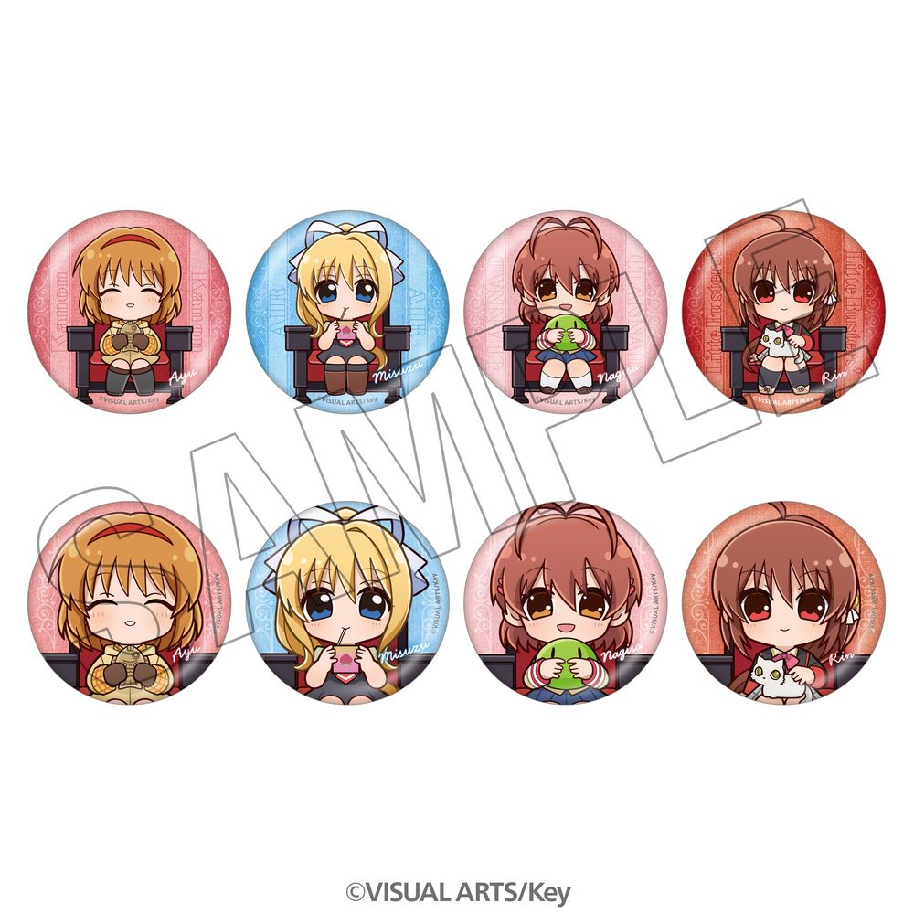 Key作品 トレーディング缶バッジ (Key Work Trading Can Badge)