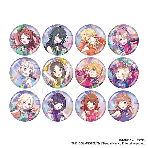 学園アイドルマスター ミラクルナナウ(ﾟ∀ﾟ)! トレーディングオーロラ缶バッジ ("Gakuen Idolmaster" Mirakulu Na Now (ﾟ∀ﾟ)! Trading Aurora Can Badge)