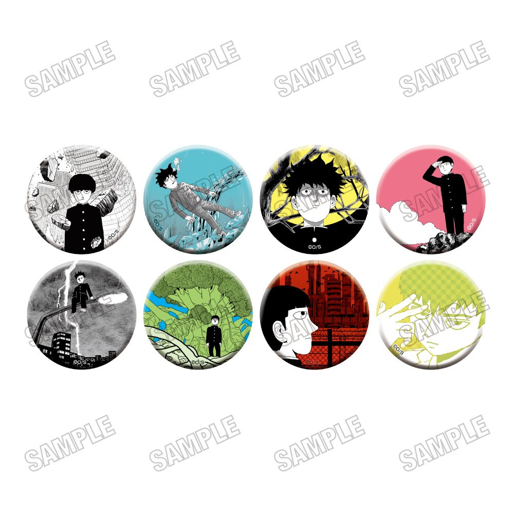 モブサイコ100 REIGEN -霊級値MAX131の男- 缶バッジコレクション ("Mob Psycho 100" "REIGEN: The Man with Level 131 Max Spirit Power" Can Badge Collection)