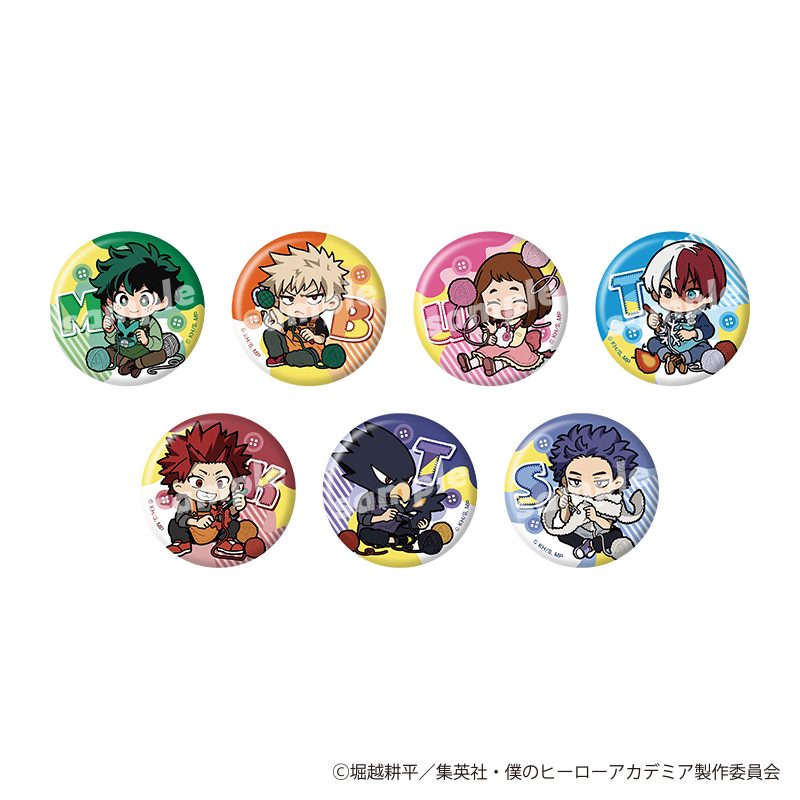 僕のヒーローアカデミア トレーディング缶バッジ 編め!あみぐるみデフォルメ ("My Hero Academia" Trading Can Badge Knit! Knitted Plush Deformed)