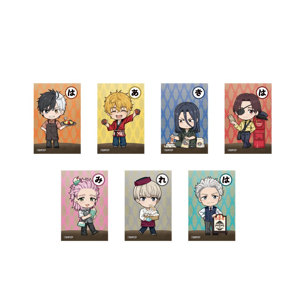 WIND BREAKER トレーディングミニキャラかるた風色紙 ゆうえんちVer. ("Wind Breaker" Trading Mini Character Karuta Style Shikishi Amusement Park Ver.)