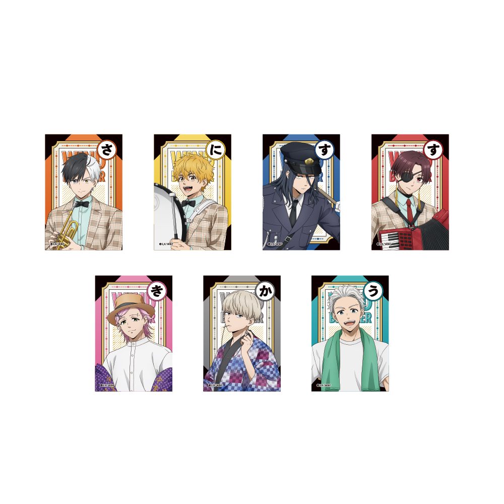 WIND BREAKER トレーディング描き下ろしかるた風色紙 ゆうえんちVer. ("Wind Breaker" Trading Original Illustration Karuta Style Shikishi Amusement Park Ver.)