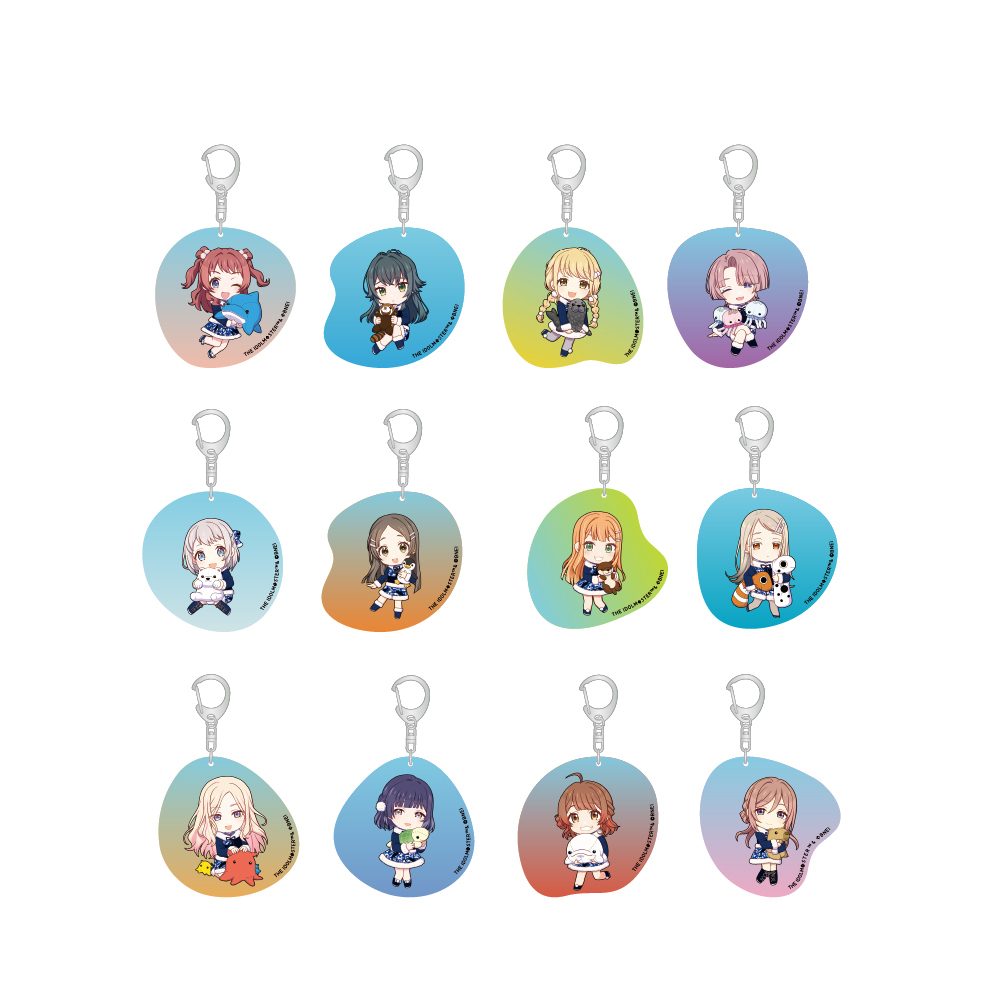 学園アイドルマスター 水面アクリルキーホルダー 初星パラダイスVer. ("Gakuen Idolmaster" Water Surface Acrylic Key Chain Hatsuboshi Paradise Ver.)