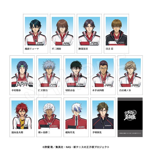 新テニスの王子様 ポラショットコレクション 選手名鑑Ver. ("New The Prince of Tennis" Polaroid Shot Collection Players File Ver.)