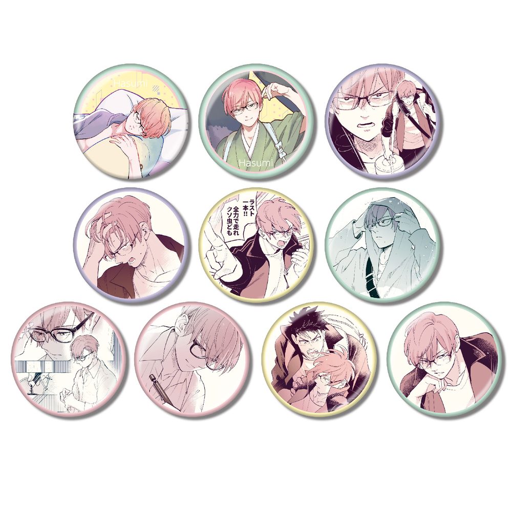 口の悪い男子校マネージャーのサポート力が凄すぎる トレーディング缶バッジ Vol.2 ("Kuchi no Warui Danshikou Manager no Support Ryoku ga Sugosugiru" Trading Can Badge Vol. 2)