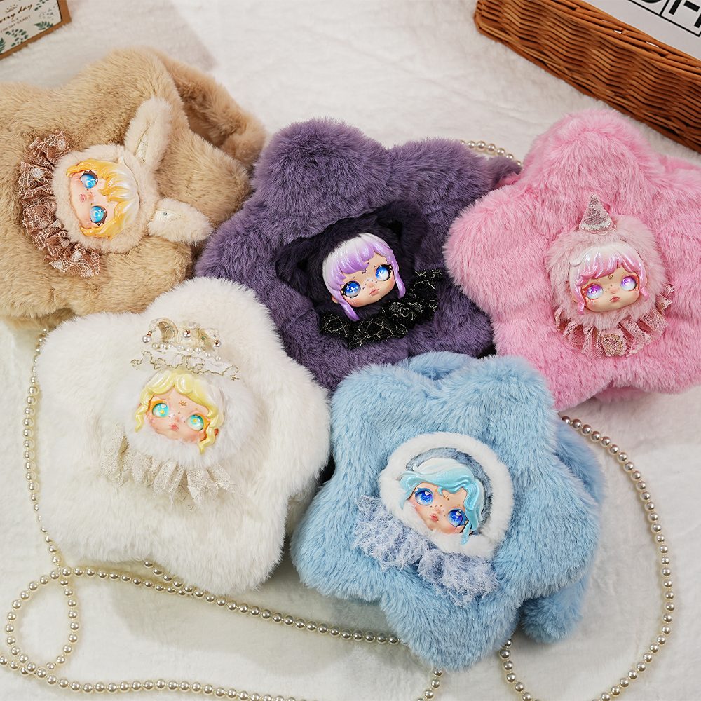 Aria 雪跡のささやきシリーズ バッグ ブラインドボックス (Aria Snow Whisper Vinyl Plush Crossbody Bag Blind Box)