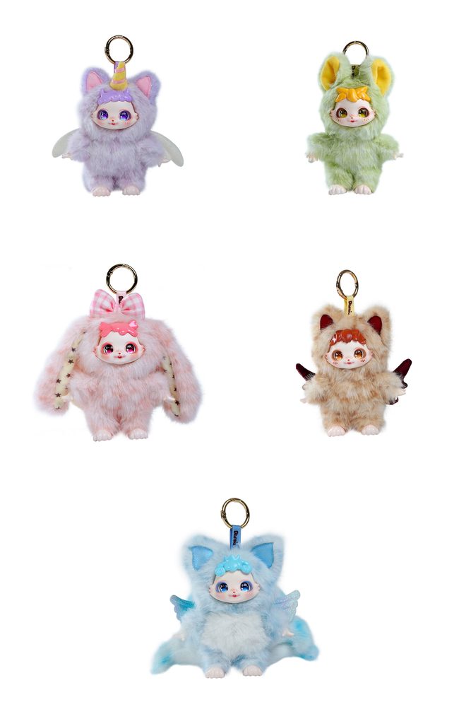 森野スターファンタジー精霊 ソフビ付きぬいぐるみ シリーズ ブラインドボックス (Forest of Wandering Stars Vinyl Plush Keyring Blind Box)