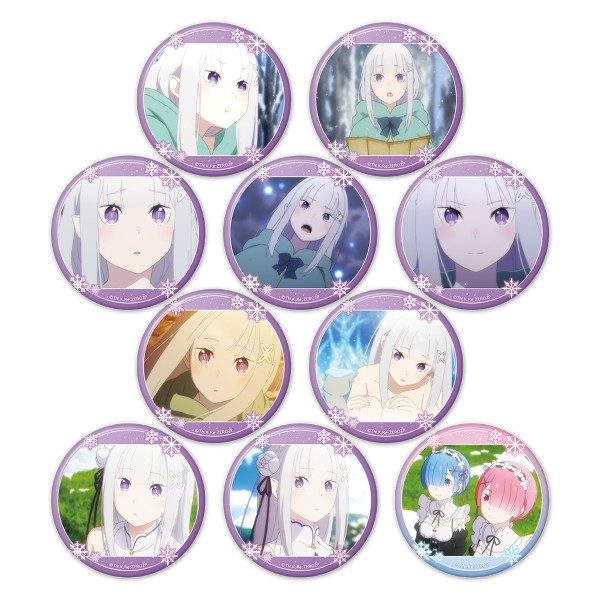 Re:ゼロから始める異世界生活 トレーディング缶バッジ ("Re:Zero kara Hajimeru Isekai Seikatsu" Trading Can Badge)