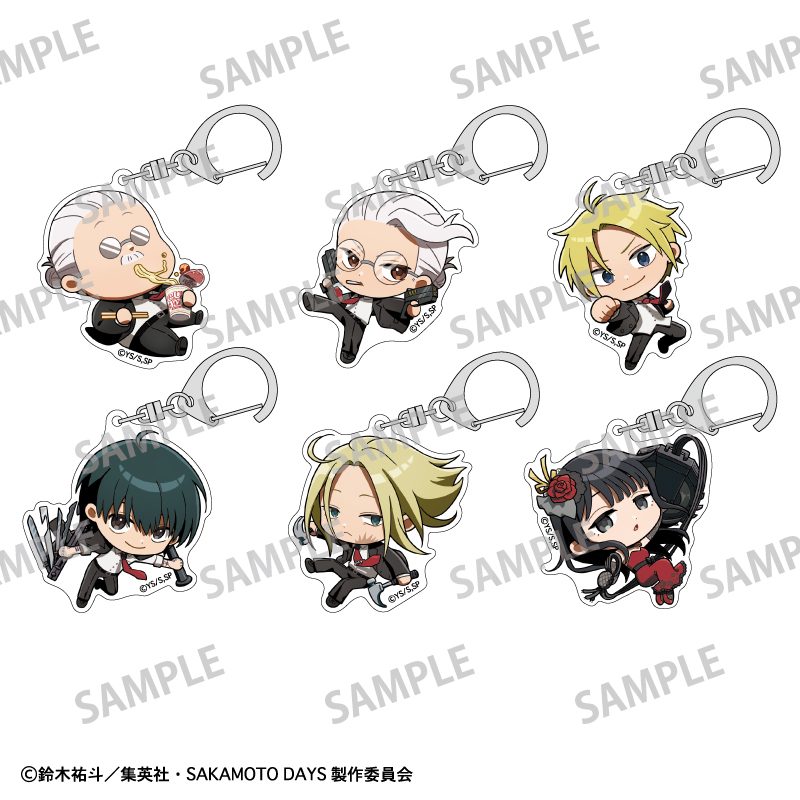 SAKAMOTO DAYS トレーディングアクリルキーホルダー おっこち ("Sakamoto Days" Trading Acrylic Key Chain Okkochi)
