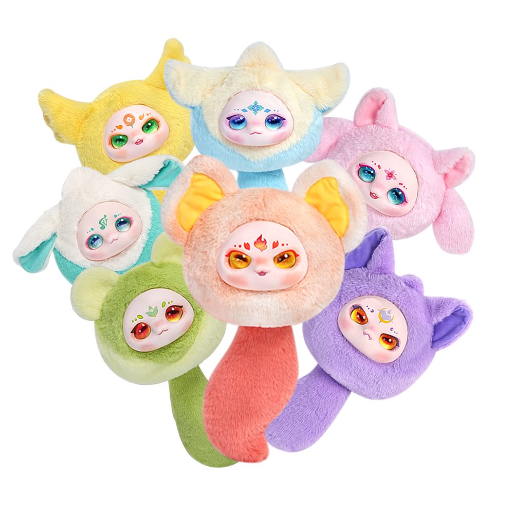 祥云精霊シリーズ ソフビ×ぬいぐるみ ショルダーバッグ ブラインドボックス (Cloud Elf Series Soft Vinyl x Plush Shoulder Bag Blind Box)