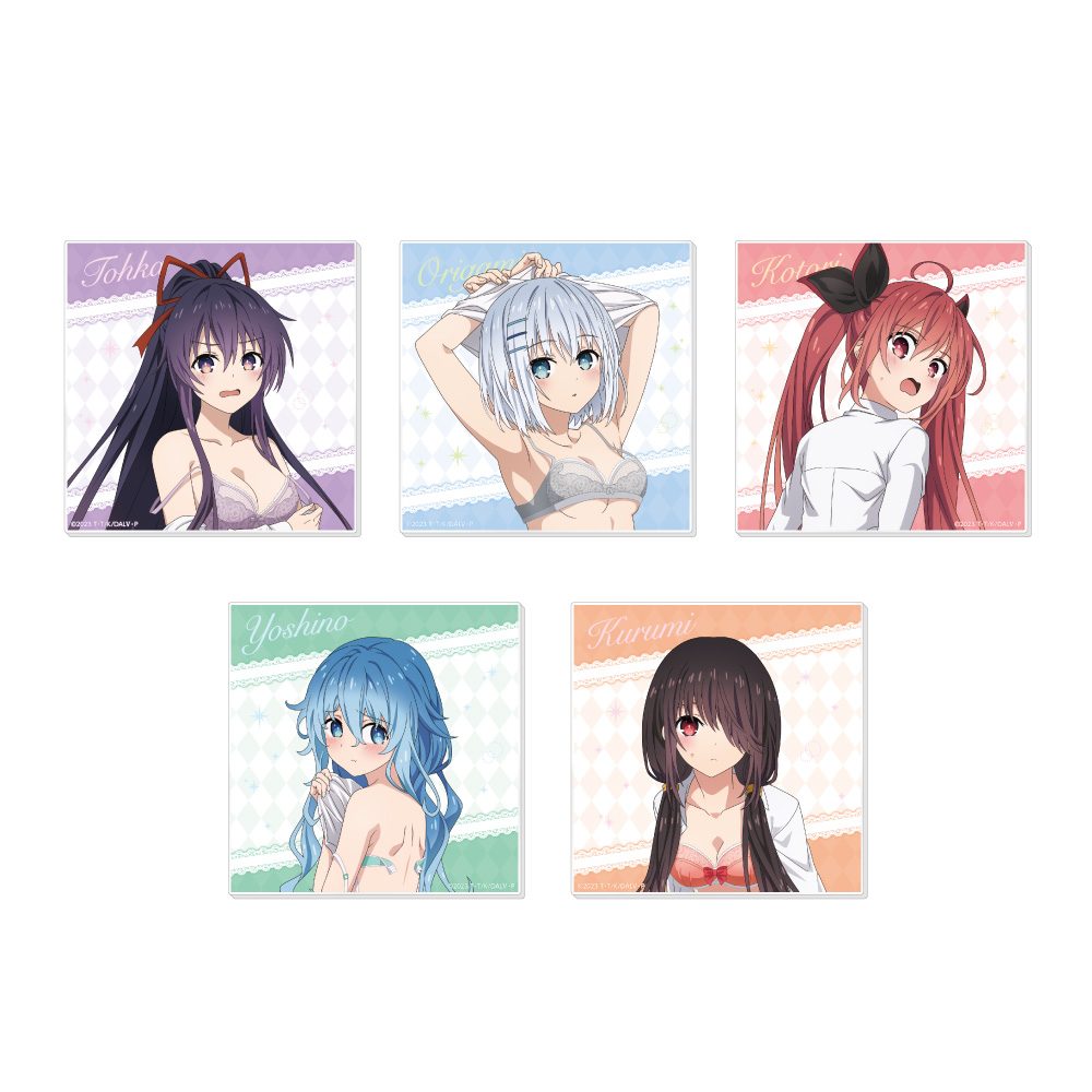 デート・ア・ライブV トレーディングアクリルコースター ("Date A Live V" Trading Acrylic Coaster)