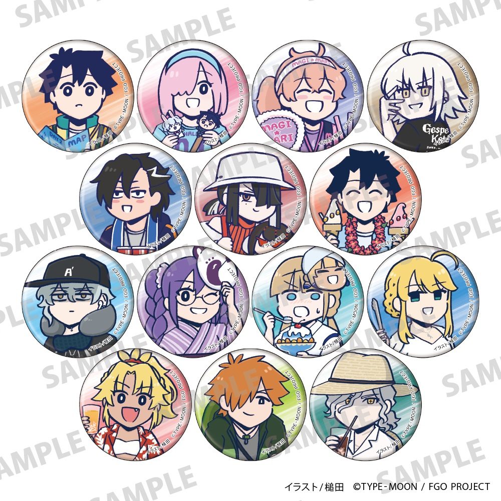 Fate/Grand Order 藤丸立香はわからない トレーディング缶バッジ(2025年11月版) ("Fate/Grand Order: You've Lost Ritsuka Fujimaru" Trading Can Badge (November, 2025 Edition))