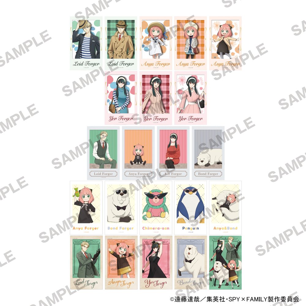 SPY×FAMILY ミニブロマイドコレクション Vol.3 ("SPY x FAMILY" Mini Bromide Collection Vol. 3)
