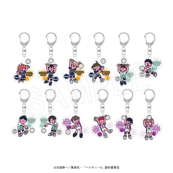 ハイキュー!! トレーディングアクリルキーホルダー JF2026(A) ("Haikyu!!" Trading Acrylic Key Chain JF2026 (A))