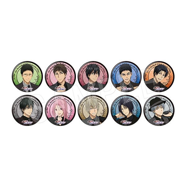 黒子のバスケ トレーディングホロ缶バッジ カフェ黒スーツ2025Ver. ("Kuroko's Basketball" Trading Hologram Can Badge Cafe Black Suit 2025 Ver.)