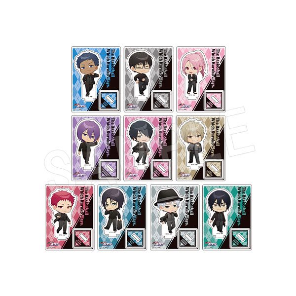 黒子のバスケ トレーディングミニアクリルスタンド JF2026黒スーツVer. (TypeB) ("Kuroko's Basketball" Trading Mini Acrylic Stand JF2026 Black Suit Ver. (Type B))
