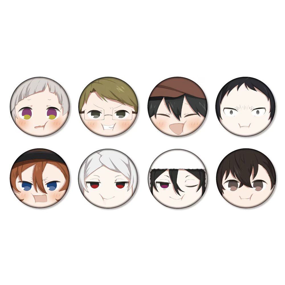 トレーディング むにっとフェイス缶バッジ 文豪ストレイドッグス (Trading Squishy Face Can Badge "Bungo Stray Dogs")