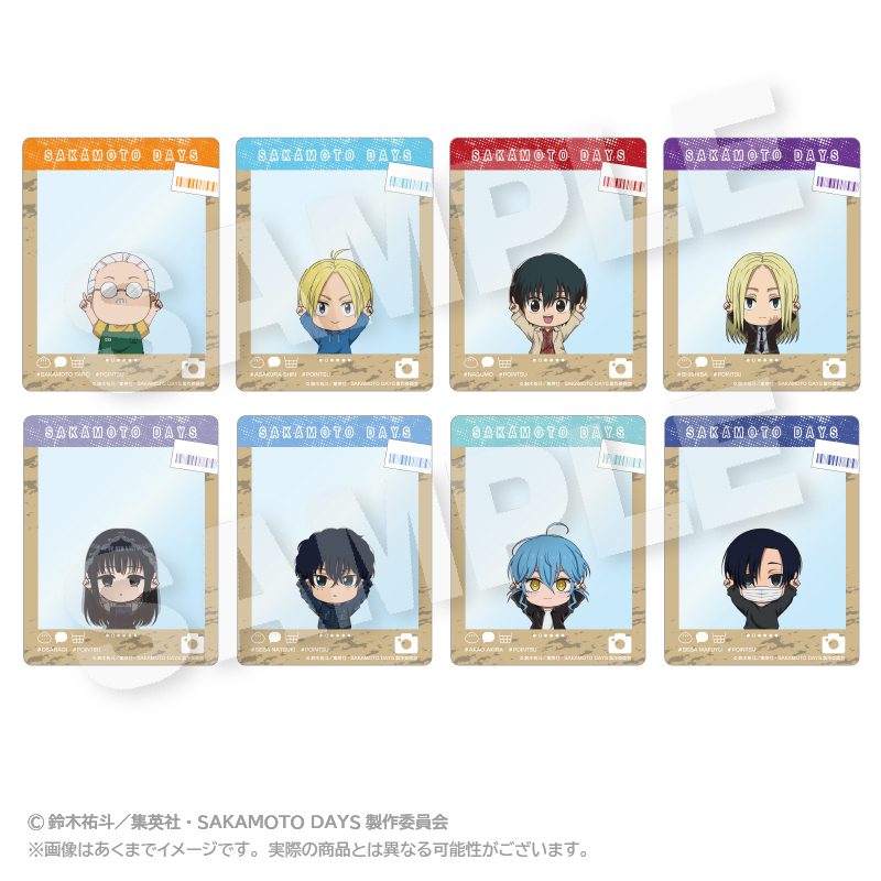 SAKAMOTO DAYS トレーディングSNS風カード ぽいんつVer. ("Sakamoto Days" Trading SNS Style Card Points Ver.)