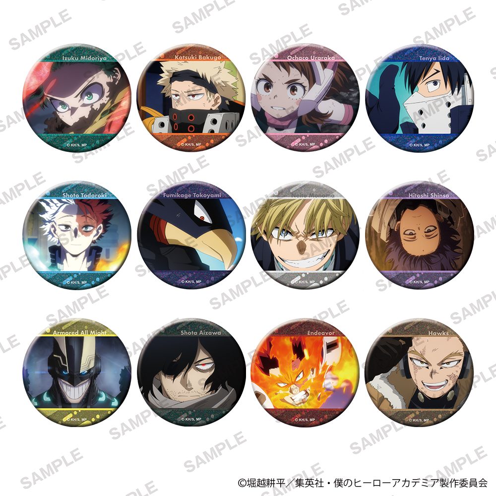 僕のヒーローアカデミア きらきら缶バッジコレクション 第7期Ver. ("My Hero Academia" Kirakira Can Badge Collection Season 7 Ver.)